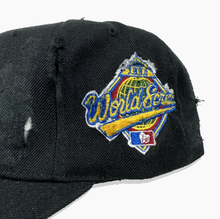 Load image into Gallery viewer, NY STARS SNAPBACK - BLACK DISTRESSED
