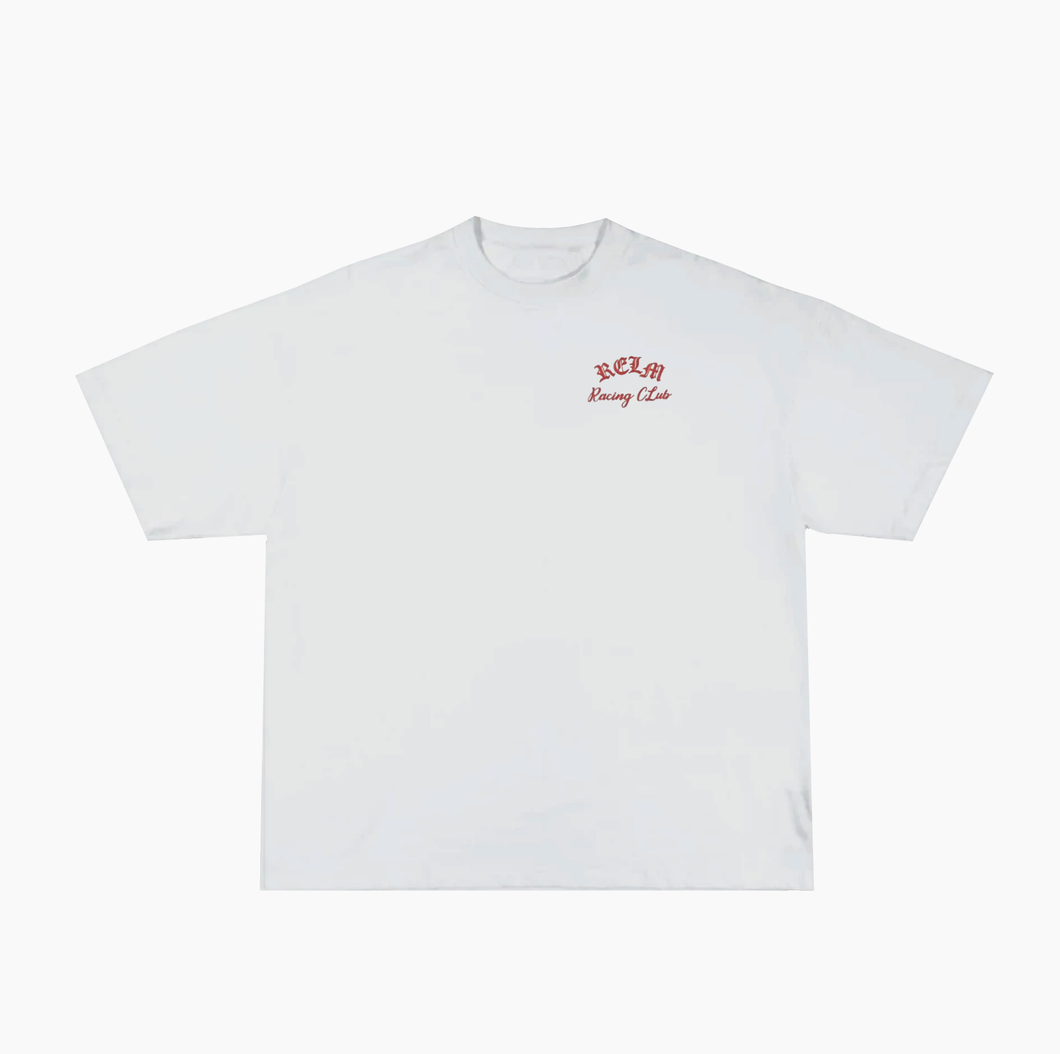 RACING CLUB TEE - WHITE